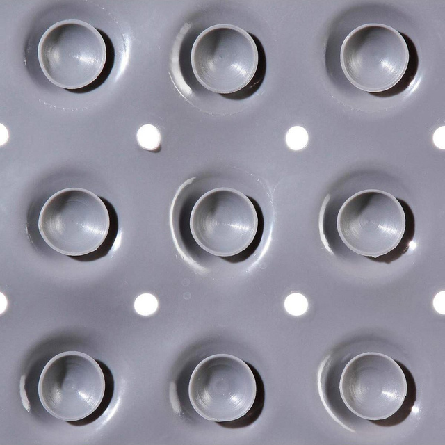 Covoraș antiderapant pentru cădiță de duș, 54 x 54 cm, gri