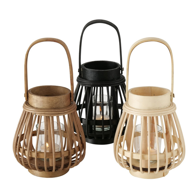Lumânare lanternă, bambus, ILVIE