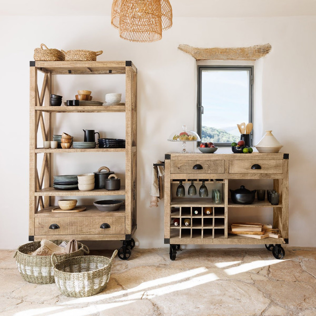 Lustra din rattan KERY, 38 cm