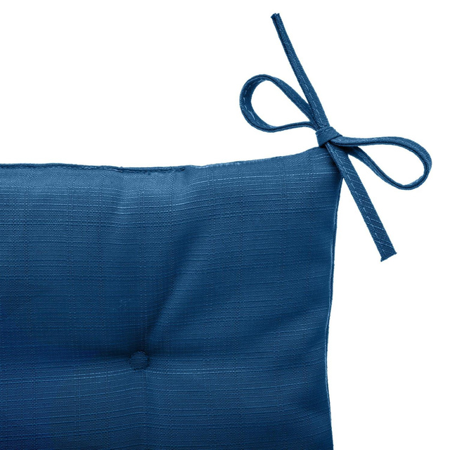 Pernă pentru scaun matlasată cu snururi Korai, impermeabilă, rezistentă la UV, 40 x 40 cm