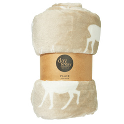 Pătură de Crăciun 200 x 150 cm, bej