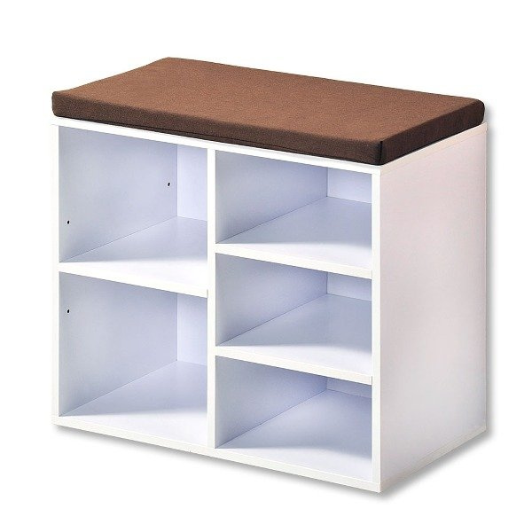 Comoda cu scaun pantofi, din lemn