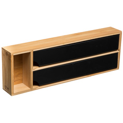 Organizator de bucătărie pentru folie și hârtie de copt BLACK BAMBOU