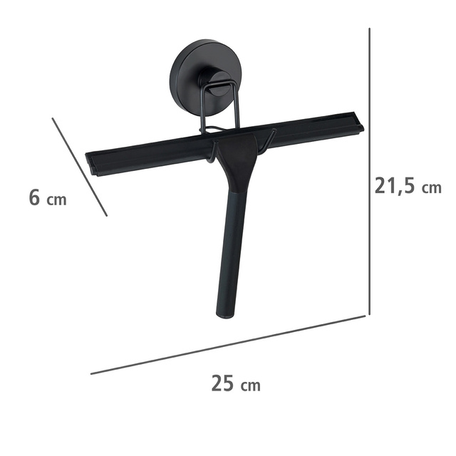 Racleta Vac-Loc pentru ferestre si cabina, neagra, Wenko