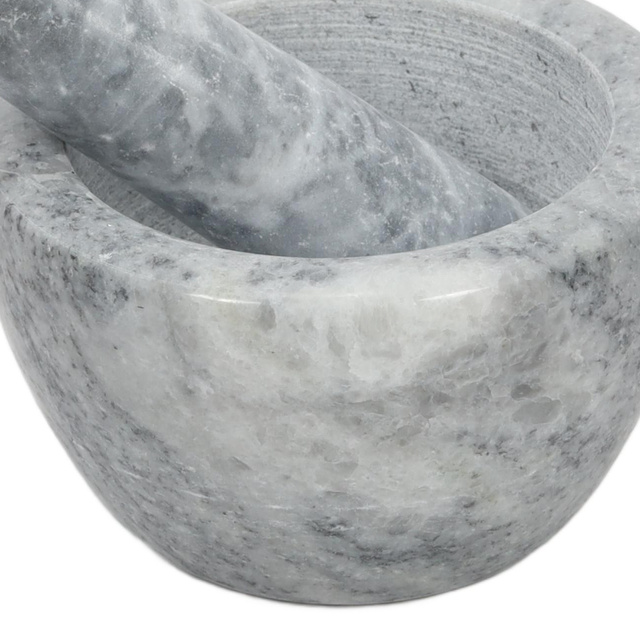 Mojar din marmură LUNO, Ø 10 cm