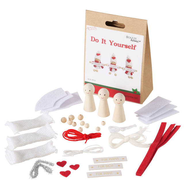 Set DIY pentru crearea de decorațiuni, 3 figurine.