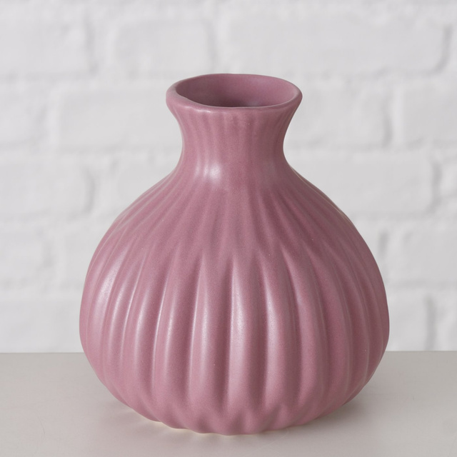 Vază din porțelan, în relief, ESKO, 12 cm