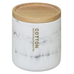 Recipient pentru dischete de bumbac LEA, din plastic