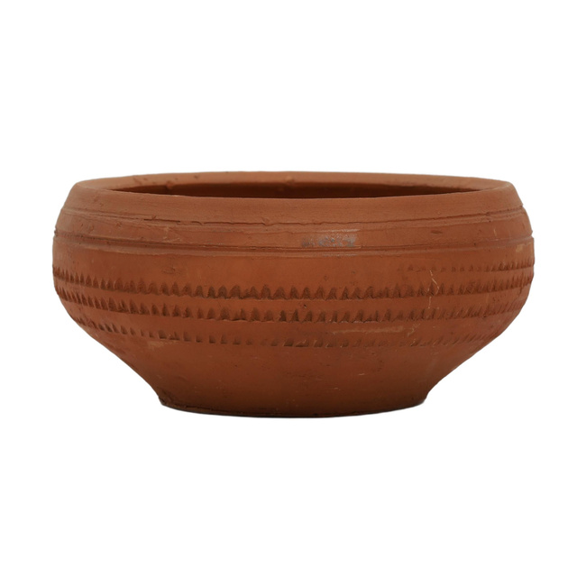 Ghiveci rotund de grădină, ceramică