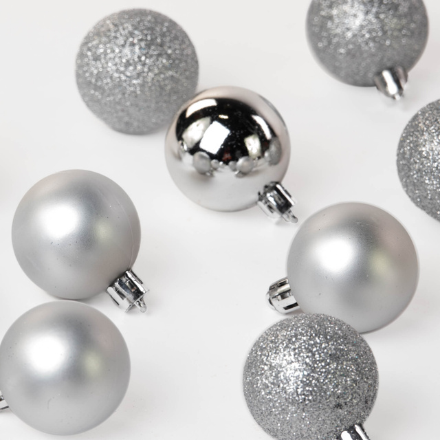 Globulete de Crăciun, 14 bucăți, Ø 4 cm
