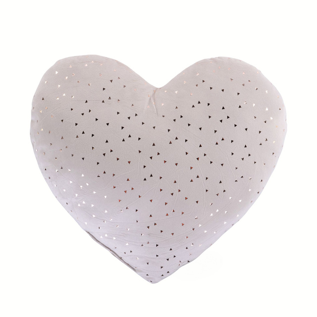 Perna decorativa din catifea cu model metalic