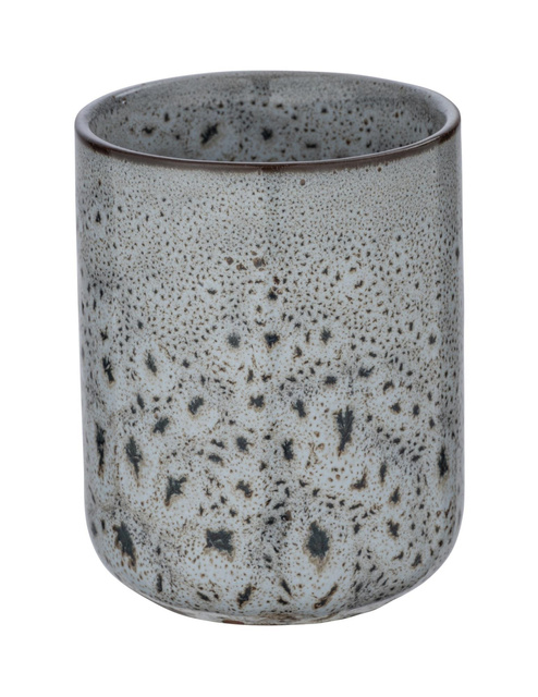 Suport OVIEDO pentru periuta de dinti, ceramica, Ø 7,5 cm, gri, Wenko