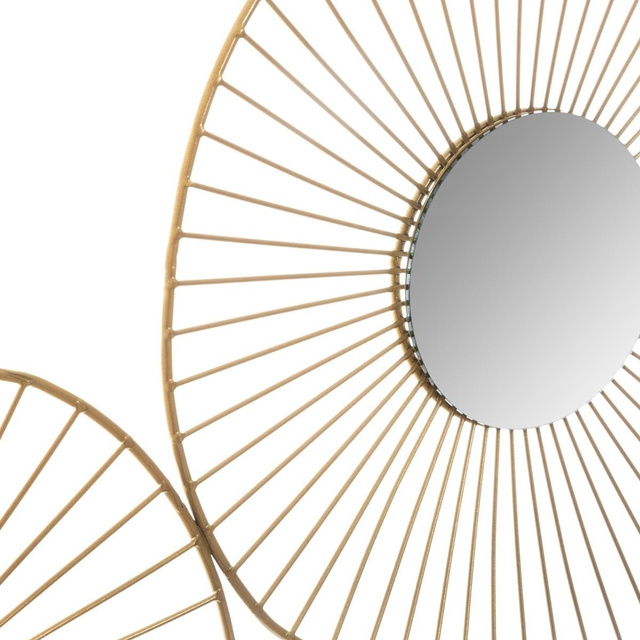 Oglinzi decorative WIRED, 5 elemente, culoare aurie