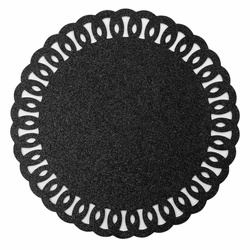 Suport de masa, sclipici, GUIRLANDE, Ø 38 cm