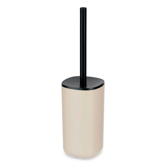 Perie de toaleta intr-un recipient din plastic, inchis, 9,6 x 35 cm