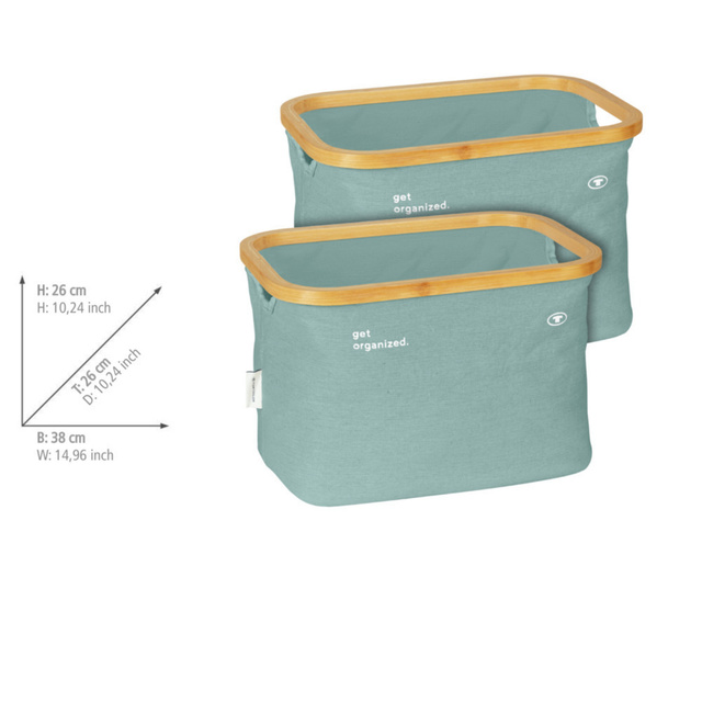 Coșuri pliabile pentru depozitare TOM TAILOR, 2 buc.