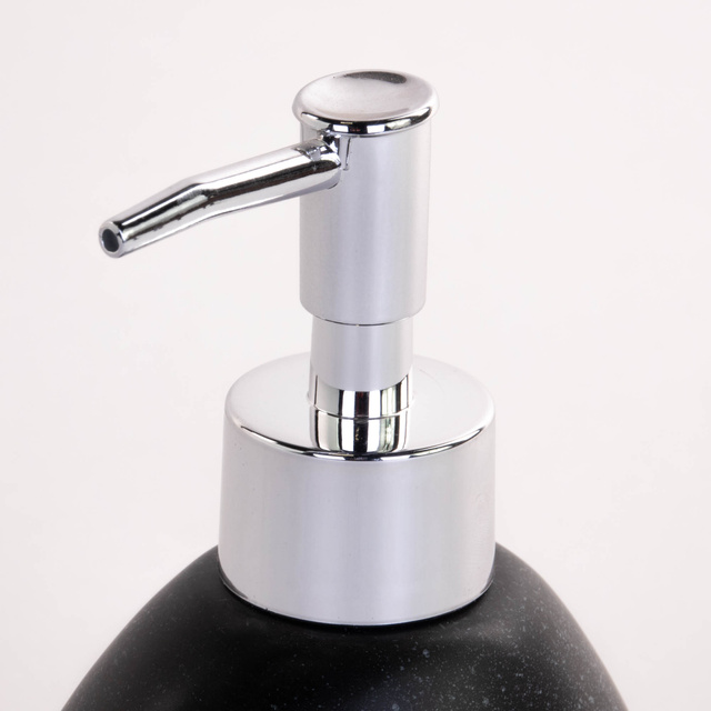 Dispenser sapun lichid MINERAL, Ceramica, Negru