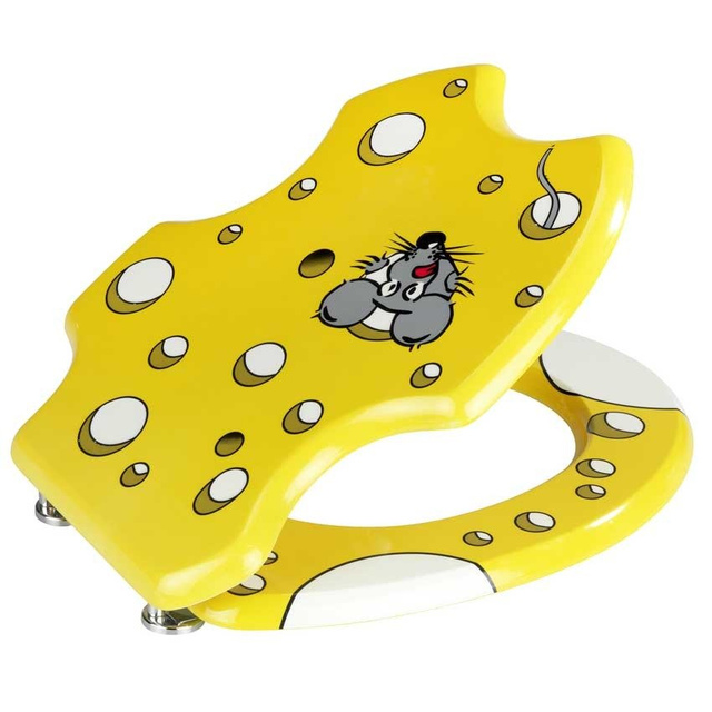 Capacul de toaletă SPEEDY, efect 3D - MDF, universal, WENKO