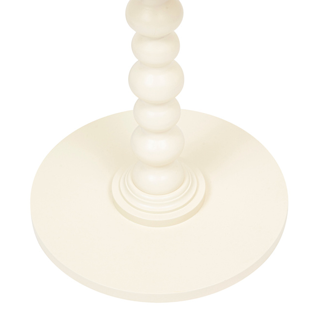 Măsuță de cafea ALIX cu picior decorativ, Ø 38 cm