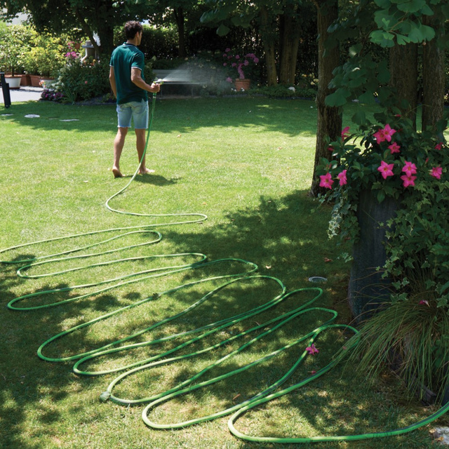 Furtun de gradina extensibil cu capat pistol cu 8 moduri RIBIMEX