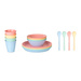Set veselă de camping NORA MACARONS, 16 piese, KOZIOL