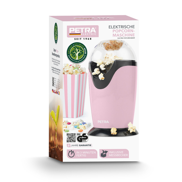 Aparat de făcut popcorn 1200 W PETRA