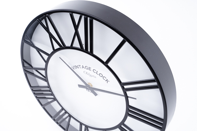 Ceas de perete Atmosphere, Ø 35 cm, negru