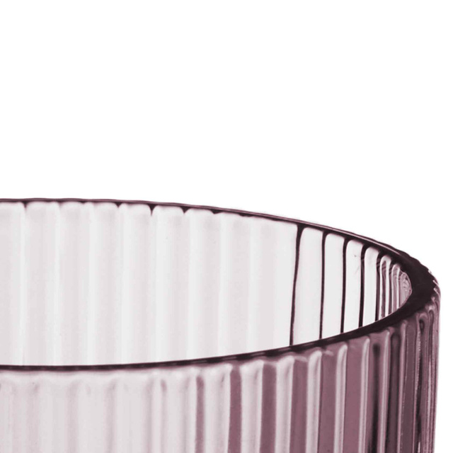 Set pahare de vin LINES din sticla canelata, 6 bucati, 260 ml