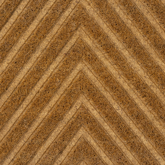 Covoras de usa din fibre de cocos Engraved, 35 x 58 cm