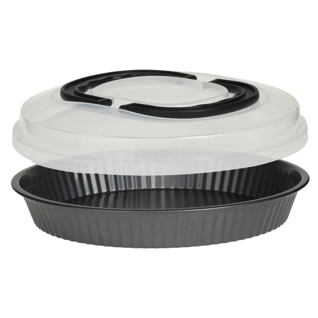 Tava de copt pentru tarta cu capac, Ø 26 cm, metal