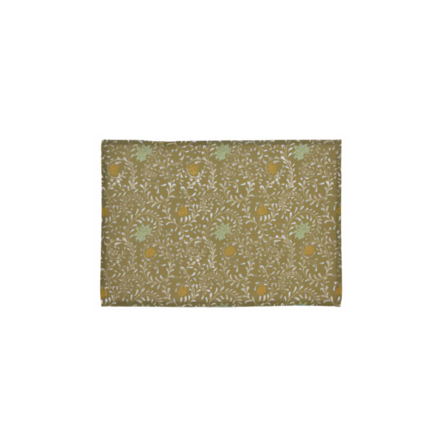 Culoar din bumbac cu flori, 45 x 30 cm