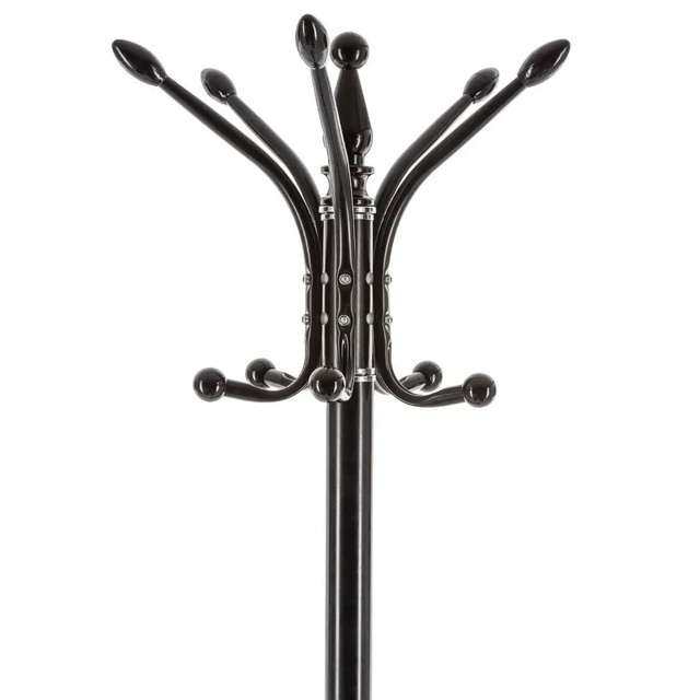 Cuier pentru haine, 182 cm, metal, negru