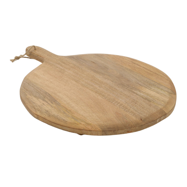 Masa rotunda de servire din lemn de mango, Ø 47 cm