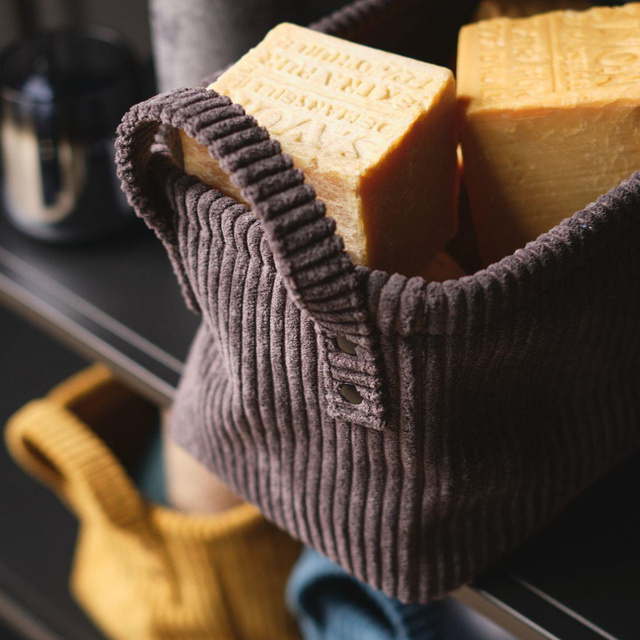 Cos depozitare cu manere, 25 x 15 cm