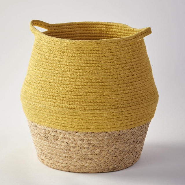 Coș pentru jucării rotund PAON din bumbac, Ø 30 cm