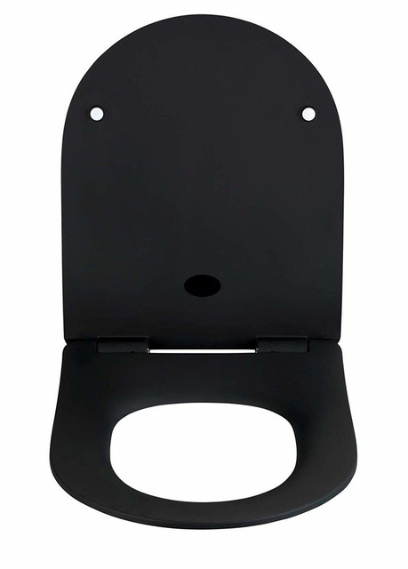 Scaun de toaletă Sedilo, duroplast, negru, WENKO