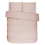 Set de lenjerie de pat din bumbac pentru 2 persoane, set de lenjerie din satin, 100% bumbac, 200 x 220 cm, Essenza