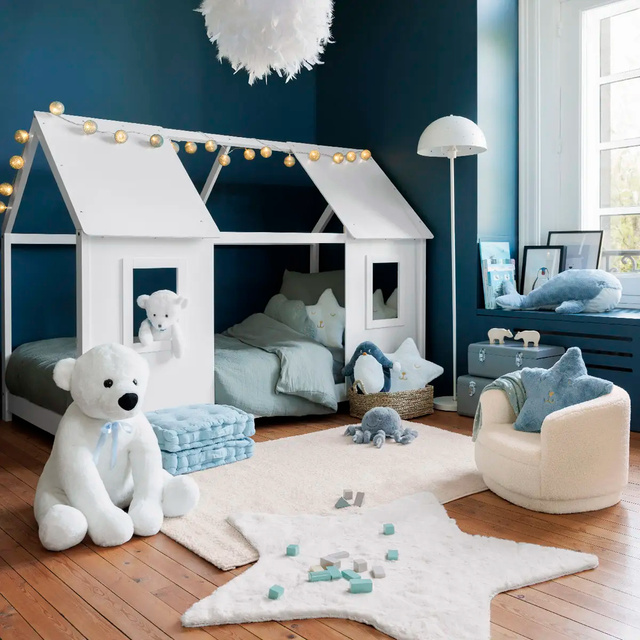 Fotoliu pentru copii Teddy, stofa, inaltime sezut 18,5 cm