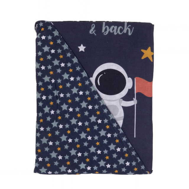 Lenjerie de pat pentru copii ASTRONAUT, 100% bumbac, 140 x 200 cm