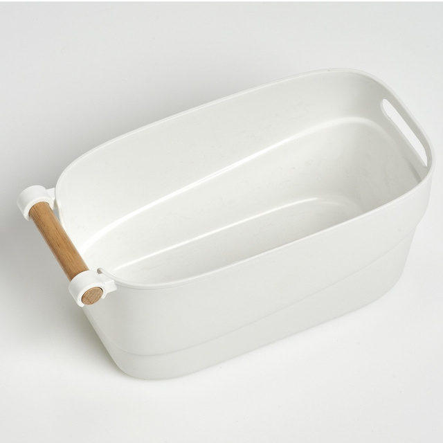 Organizator pentru accesorii de baie, 27 x 14,5 x 12 cm, alb, ZELLER