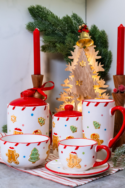 Bol de Crăciun, 12 cm, TURTĂ DULCE