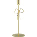 Candelabru metalic, aurit, 25 cm