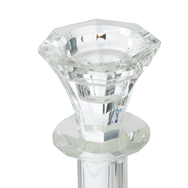 Sfesnic din sticla pentru 5 lumanari, 33 cm