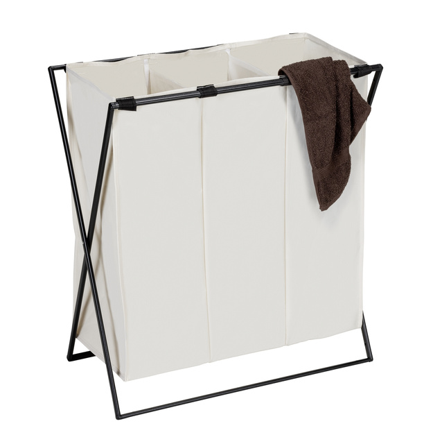 Coș de rufe cu trei compartimente, Trio, WENKO