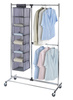 Cuier mobil pentru haine PROFISSIMO, Argintiu, 188x116x49 cm, WENKO