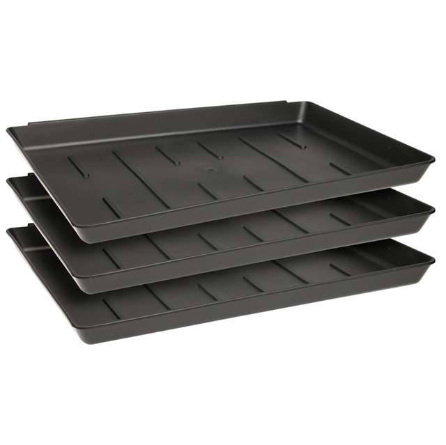 Suport pentru încălțăminte NIU, 3 tăvițe din plastic, 35 x 27 x 3 cm