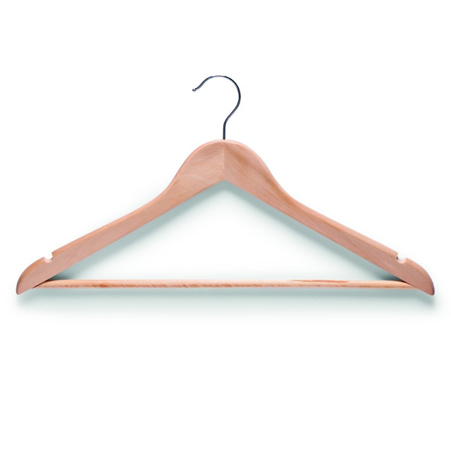 Umerase pentru imbracaminte, 6 bucati, Zeller, culoare naturala