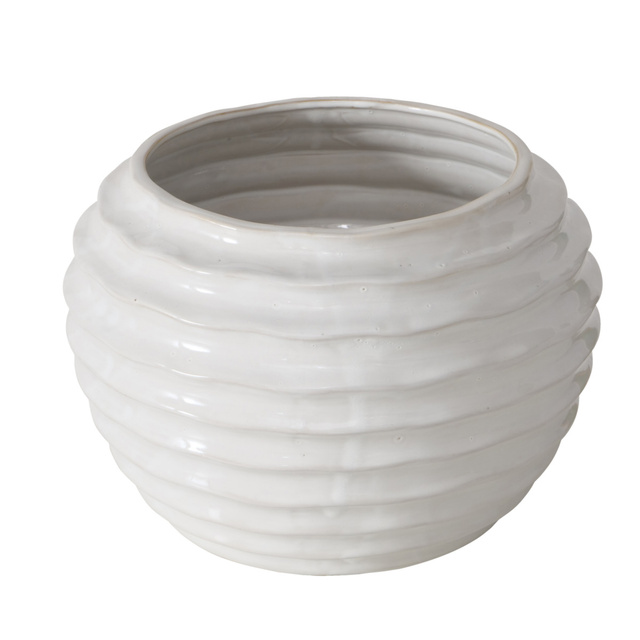 Vaza din ceramica bombata NANNY, Ø 17 cm