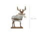 Figurina decorativa de Craciun, Cerb, 21cm