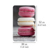 Plăci de protecție din sticlă MACARONS pentru aragaz – 2 bucăți, WENKO, macarons